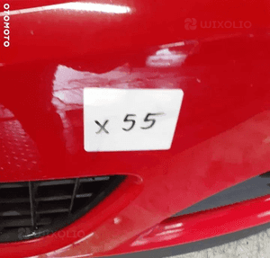 Zderzak przód przedni opel astra h 3 iii gtc + halogeny kod kolor Z547 czerwony 3