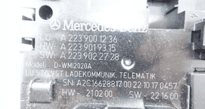 Mercedes s-klasa W223 2020- moduł ładowarka indukcyjna A2239001236 5