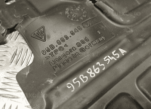 Porsche macan wygluszenie mata tył tylna 95B863545A 6