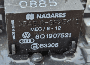 Skoda Roomster Fabia VW Polo Seat Ibiza Audi A2 rezystor sterownik dmuchawy 6Q1907521 5
