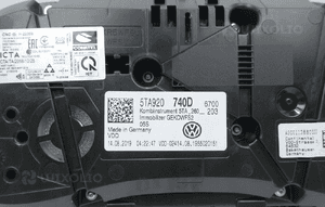Licznik zegary vw touran iii 5TA 49430K 5TA920740D 5