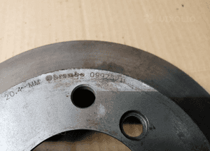 Tarcze hamulcowe klocki czujnik przód przednie Brembo komplet BMW I E81 E87 10