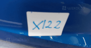 Zderzak przód przedni do peugeot 207 kmf niebieski halogeny 4