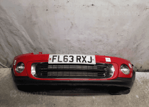 Zderzak przód przedni mini cooper one R55 R56 R57 R58 R59 lift fl halogeny czerwony 1