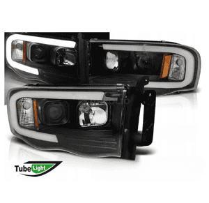 Reflektory dodge ram 02-06R led tube light black 1