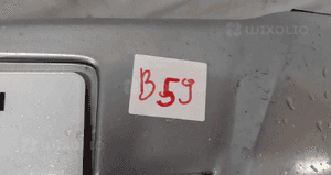 Zderzak przód przedni opel astra h 3 iii lift fl Z163 szary 2