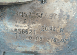 Volvo V50 S40 Ford Focus MK2 C-Max 1.6 16V kolektor wydechowy katalizator 4M51-5F297-TA 2
