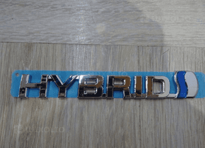Emblemat napis hybrid toyota auris ii 75374-12040 1