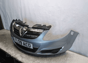 Zderzak przód przedni opel corsa d Z163 szary 3