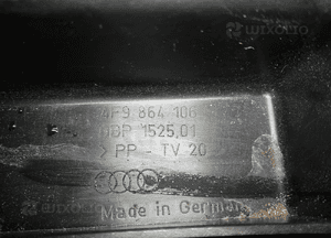 Wkład podłoga bagażnika Audi A6 C6 Kombi 4F9863547 4F9864106 8