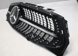 Mercedes cla W118 A118 grill atrapa diament czarny 5