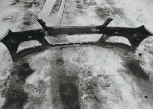 MERCEDES C-KLASA W204 LIFT ZDERZAK PRZEDNI 4