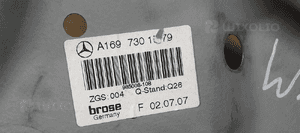 Mechanizm podnośnik szyby lewy tył Mercedes W245 A1697301579 5