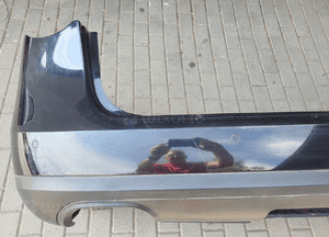 ZDERZAK tył tylny PDC Chrom VW Passat B6 lift kombi Highline LC9X czarny 5