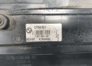 Bmw E61 lci komplet chłodnic wentylator 3