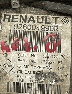 KOMPRESOR KLIMATYZACJI CLIO IV CAPTUR I 926004990R 3