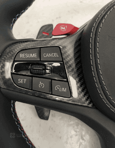 BMW G80 G82 M3 M4 M POWER KIEROWNICA MULTIFUNKCYJNA AIRBAG CARBON ŁOPATKI 3