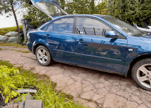 Mazda 6 02-07 Drzwi Prawy tył tylne szyba w kolor 32C  25B 2