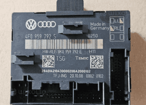 Audi A6 C6 moduł sterownik drzwi prawy przód tył 4F0959792 4F0959794A 4F0959792S 4