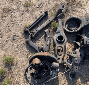 MITSUBISHI PAJERO v90  MOST DYFER sanki ława wahacz  Piasta zacisk 2010r 2