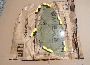 Audi A6 C7 lift szyba drzwi lewy przód nowa oryginał 4G0845021C 1