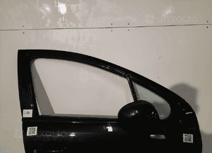 Drzwi przód przednie prawe peugeot 207 exl exld czarny 5D 5 drzwi hb 6