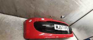 Zderzak przód przedni citroen C1 kkn czerwony 4