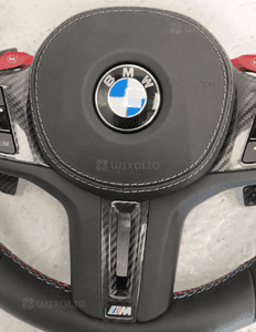 BMW G80 G82 M3 M4 M POWER KIEROWNICA MULTIFUNKCYJNA AIRBAG CARBON ŁOPATKI 7