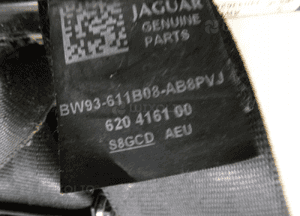 Jaguar xj X351 pas bezpieczeństwa prawy tylny tył oryginał 8