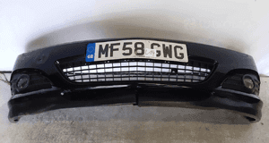 Zderzak przód przedni opel astra h 3 iii gtc Z20R czarny halogeny słaby stan ! 1
