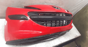 Zderzak przód przedni peugeot 207 kkn czerwony 4