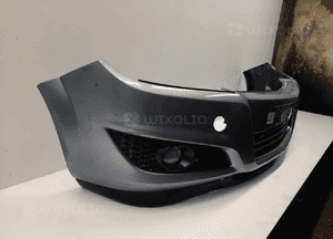 Zderzak przód przedni opel astra h 3 iii lift fl Z163 szary halogeny 5
