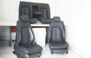 Fotele kanapa komplet przod mercedes cl W215 5