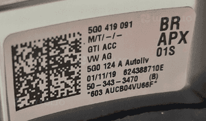 Volkswagen Golf 7 KIEROWNICA MULTIFUNKCYJNA Skóra Łopatki GTi 5G0419091BR 5