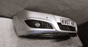 Zderzak przód przedni do opel astra h 3 iii lift fl halogeny Z157 srebrny 3