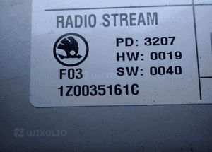 Radio cd MP3 oryginał skoda octavia ii 1Z0035161C 3