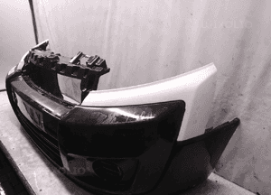 Zderzak przedni przód citroen dispatch jumpy peugeot expert 2 ii biały czarny mat 3