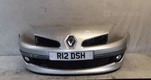 Zderzak przód przedni renault clio 3 iii ted 69 TED69 srebrny halogeny 2