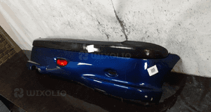 Zderzak tył tylny do peugeot 206 hatchback hb kod kolor eged niebieski 3