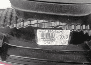 Lampa prawa prawy tył Renault Scenic 3 III 265500018R 3