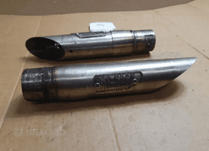 Dwa końcowe wydechy Pro race exhaust systems 3