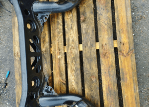 AUDI A6 C7 BELKA ZWIESZENIA TYŁ TYLNA 4G0505235P 4G0511305M 5