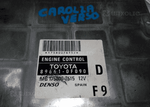 Toyota Corolla Verso Avensis T25 2.2 D-Cat komputer sterownik silnika 89661-0F090   05821 1
