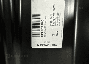 Prog slupek prawy rama audi A6 C8 4K 4K0 4K9 2018- nowka oryginalny 5