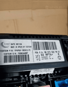 Panel klimatyzacji przelacznik peugeot 407 lewy przód 96573322 konsoli 3