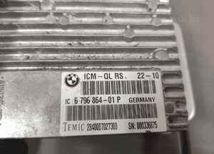 BMW 7 F01 F02 MODUŁ STEROWNIK ICM WTYCZKI ORYGINAŁ PEWNY 6796864 7