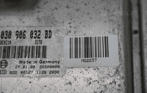Sterownik silnika ECU komputer Volkswagen Polo 1.4 6N2 030906032BD 3