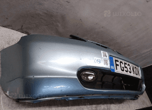 Zderzak przód przedni honda civic 7 vii błękitny morski halogeny 4