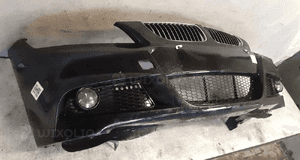 ^ ZDERZAK PRZÓD PRZEDNI BMW E90 E91 LIFT FL M PAKIET ///M HALOGENY CZARNY SCHWARZ 2 3