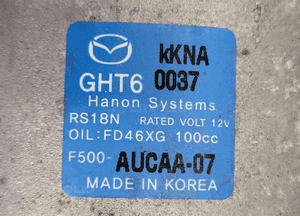 KOMPRESOR SPRĘŻARKA KLIMATYZACJI Mazda 6 GJ lift 2,2 D SkyActive-D 150kM 4